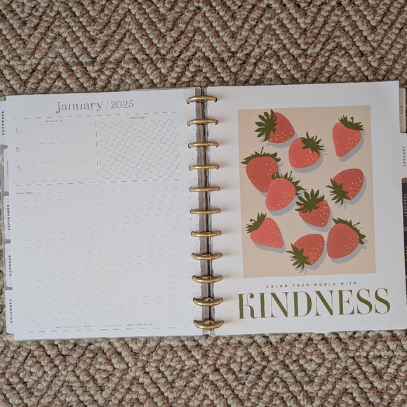 Happy Planner Spring Market Big Dashboard Planner - Picture 5 of 9